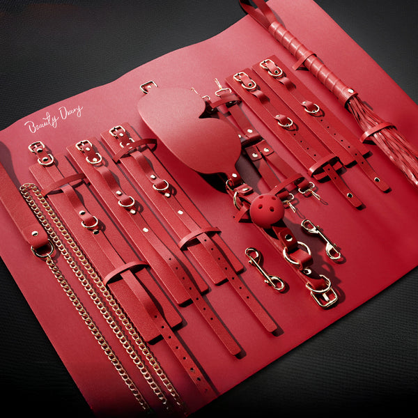 Bundle Bondage Double-Sided Leather Set