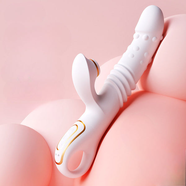 Sucking rocking heating Thrusting vibrator